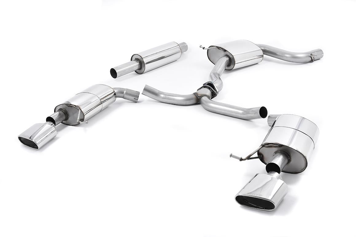 Seat Leon ST Cupra 280/290 2.0 TSI (Non GPF Models) - Resonated (Quieter) Cat-Back Exhaust System with Polished Oval Tips