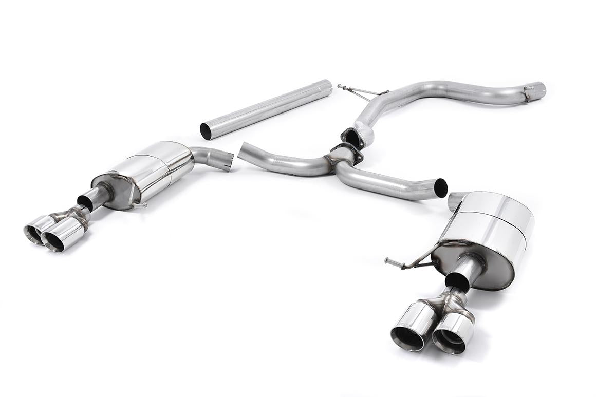 Seat Leon ST Cupra 280/290 2.0 TSI (Non GPF Models) - Non-Resonated (Louder) Cat-Back Exhaust System with Quad Round Polished Tips