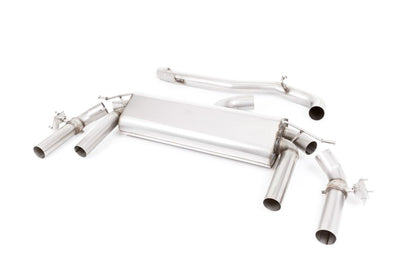 Seat Ateca Cupra 300 4Drive (GPF Models) - Non-Resonated (Louder) GPF/OPF Back Exhaust System with GT-100 Titanium Trims