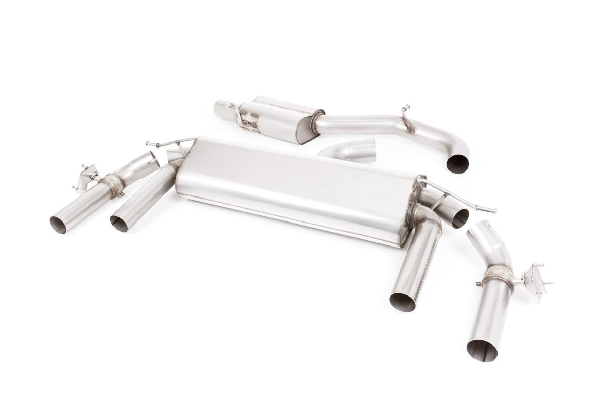 Seat Ateca Cupra 300 4Drive (GPF Models) - Resonated (Quieter) GPF/OPF-Back Exhaust System with JET-100 Carbon Trims