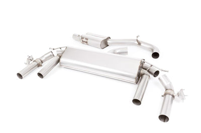 Seat Ateca Cupra 300 4Drive (GPF Models) - Resonated (Quieter) GPF/OPF-Back Exhaust System with JET-100 Carbon Trims