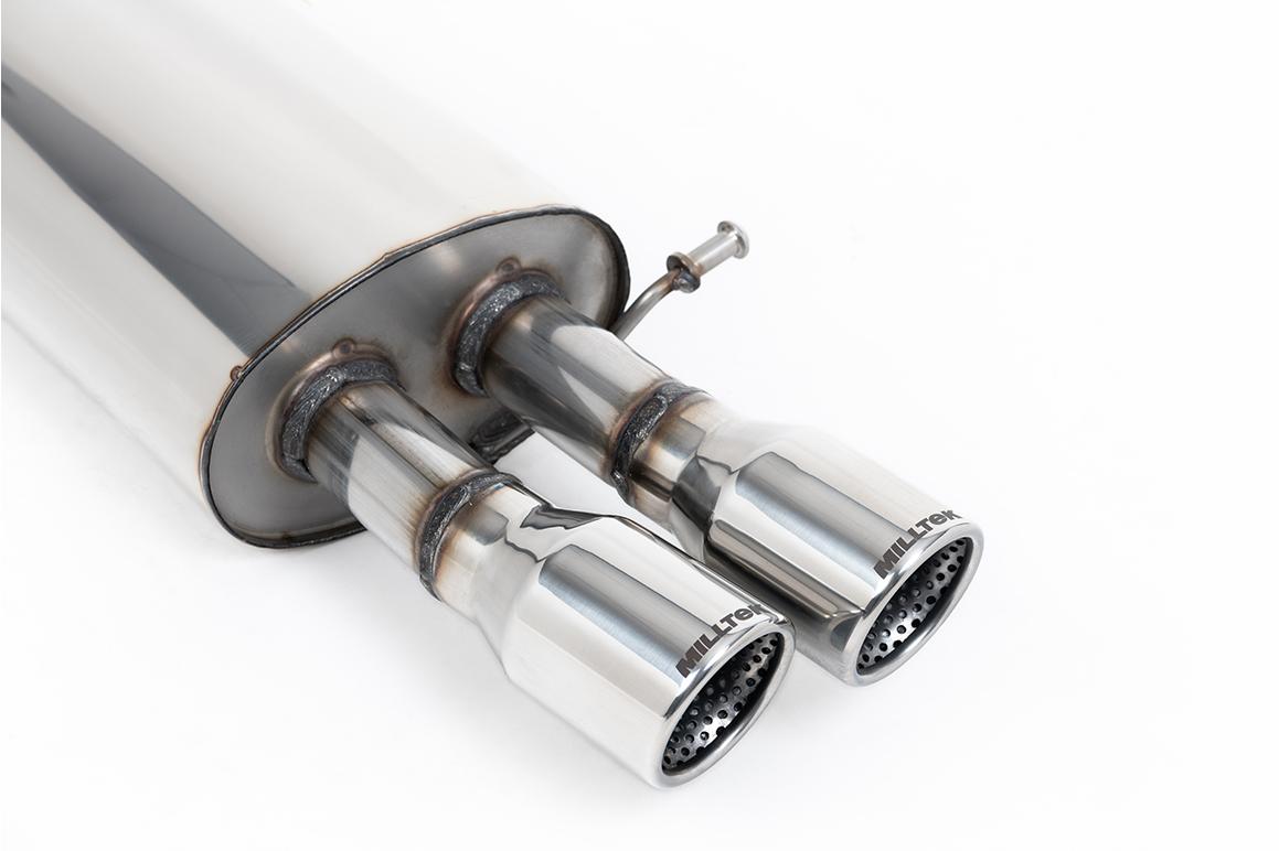 Skoda Octavia vRS 2.0T FSi - Resonated (Quieter) Turbo-Back Exhaust System with Hi-Flow Sports Catalyst