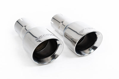 VW Golf GTI MK6/Scirocco R - Resonated (Quieter) Turbo-Back Exhaust System with Hi-Flow Sports Catalyst & Dual GT100 Trims