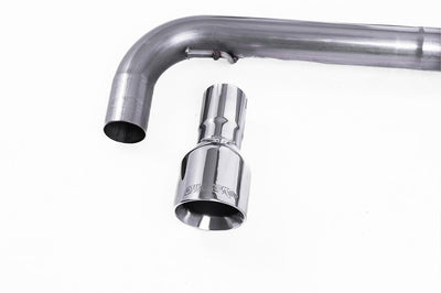VW Golf GTI MK6/Scirocco R - Non-Resonated (Louder) Turbo-Back Exhaust System with Hi-Flow Sports Catalyst with Dual GT100 Trims