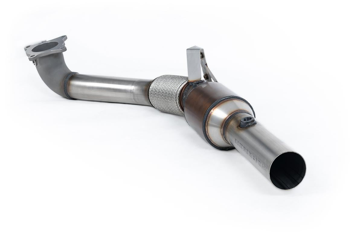 VW Golf Mk5 & Mk6 2.0 - Stainless Steel Cast Downpipe with Race Cat (For Milltek 3" Cat-Back)