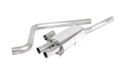 VW Polo GTI 2.0 TSI (AW - 5 Door/GPF Models) - Resonated (Quieter) GPF/OPF-Back Exhaust System with Carbon Jet-90 Trims