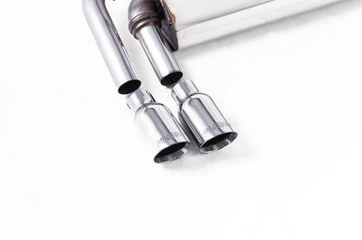 VW Golf MK7.5 1.5TSI Evo GT & R-Line - Resonated (Quieter) Cat-Back Exhaust System with Polished Trims (GTD Style)
