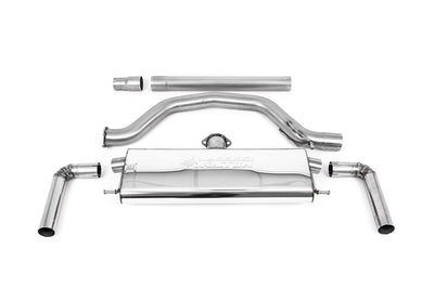 VW Golf GTI Mk8 - 80mm OPF/GPF Back Exhaust System with Cerakote Black GT-115 Trims