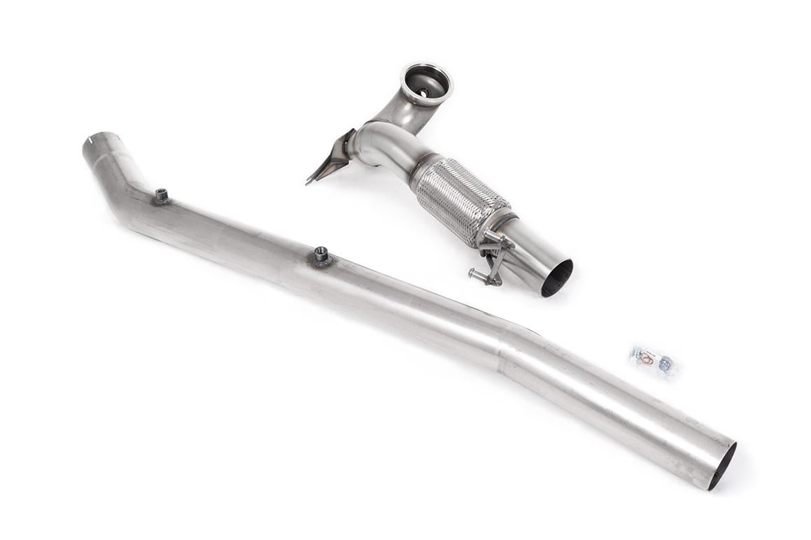 Large-bore Downpipe and De-cat - Fits to Milltek System (Golf Mk8 R/Audi S3 8Y)