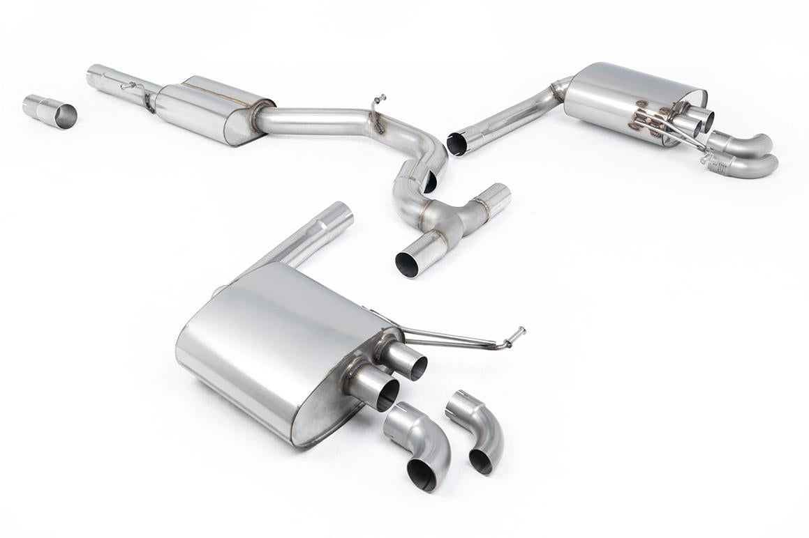 VW Arteon 2.0 TSI (USA Non Valved/Downturn Tips) - 76mm Resonated Non-Valved Cat-back System