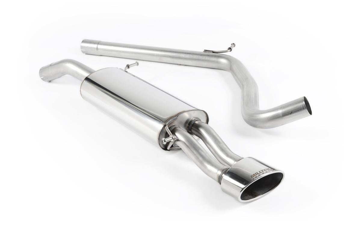 Seat Ibiza 1.9 TDI/1.8 20VT - Non-Resonated (Louder) Cat-Back Exhaust System with Polished Oval Trim (For Facelift cars)