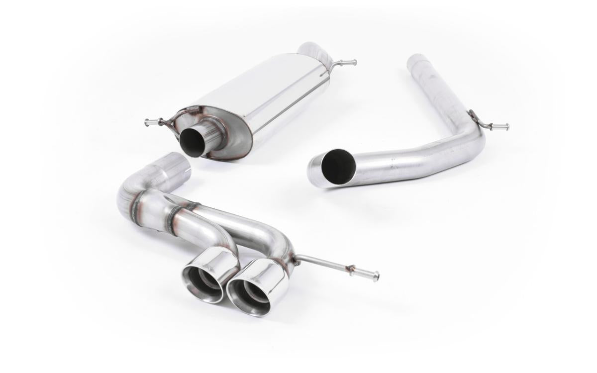 Seat Ibiza Cupra/Bocanegra 1.4 TSI & 1.8TFSI - Non-Resonated (Loudest) Cat-Back Exhaust System with Twin Polished Tips