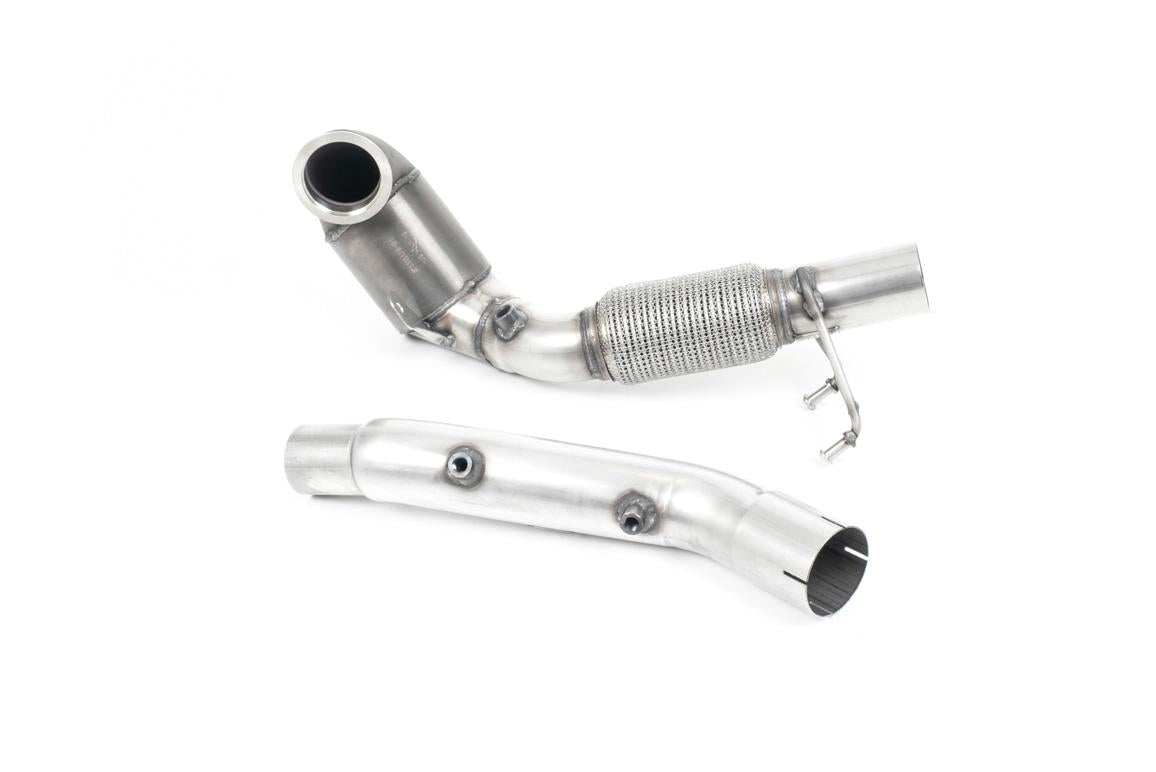 Seat Leon Cupra/Skoda Octavia vRS/VW MK7.5 GTI - Cast Downpipe with 200 Cell Race Cat and GPF/OPF Delete (For OE Catback Only)