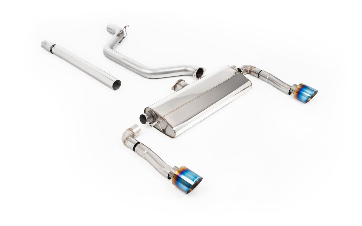 Seat Leon Cupra 2.0 TSI 245ps (GPF Models) - Particulate Filter-back System with Burnt/Blue Titanium GT-115 Trims