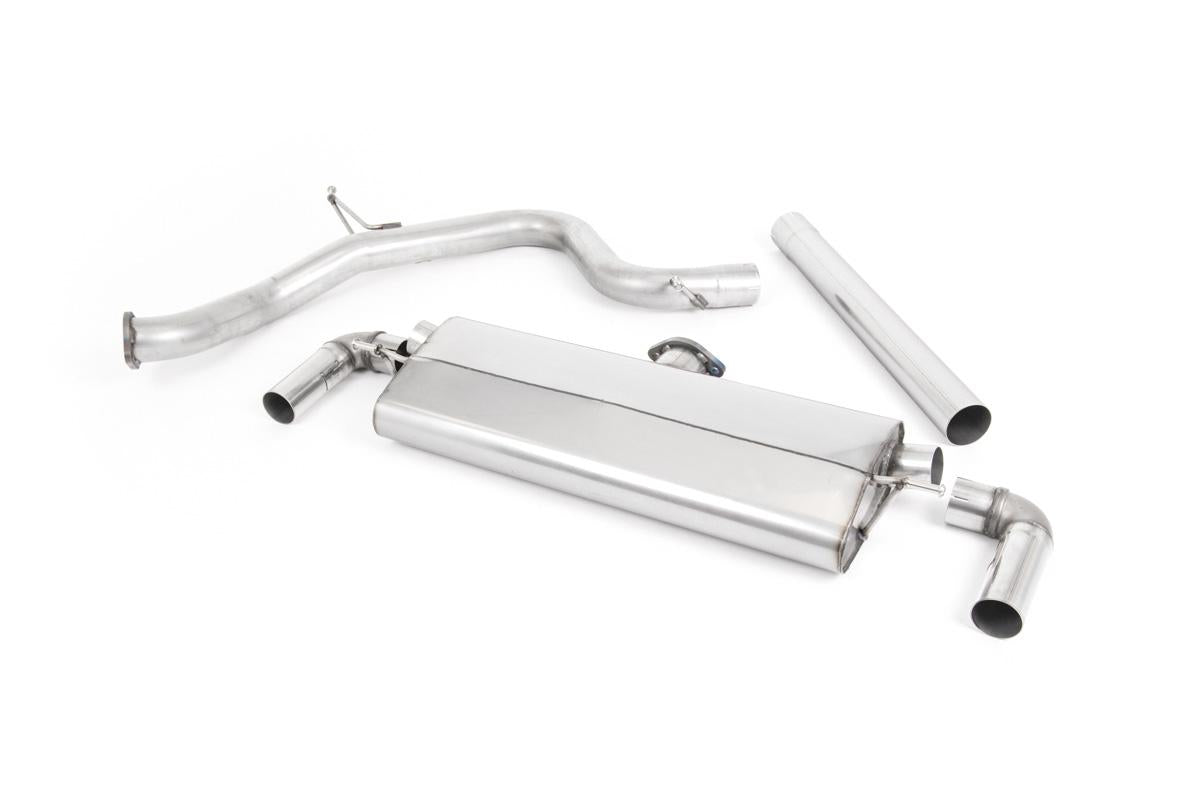 Seat Leon Cupra 290 (GPF Models) - Non-Resonated (Louder) Cat-Back Exhaust System with Quad GT-80 Polished Tips