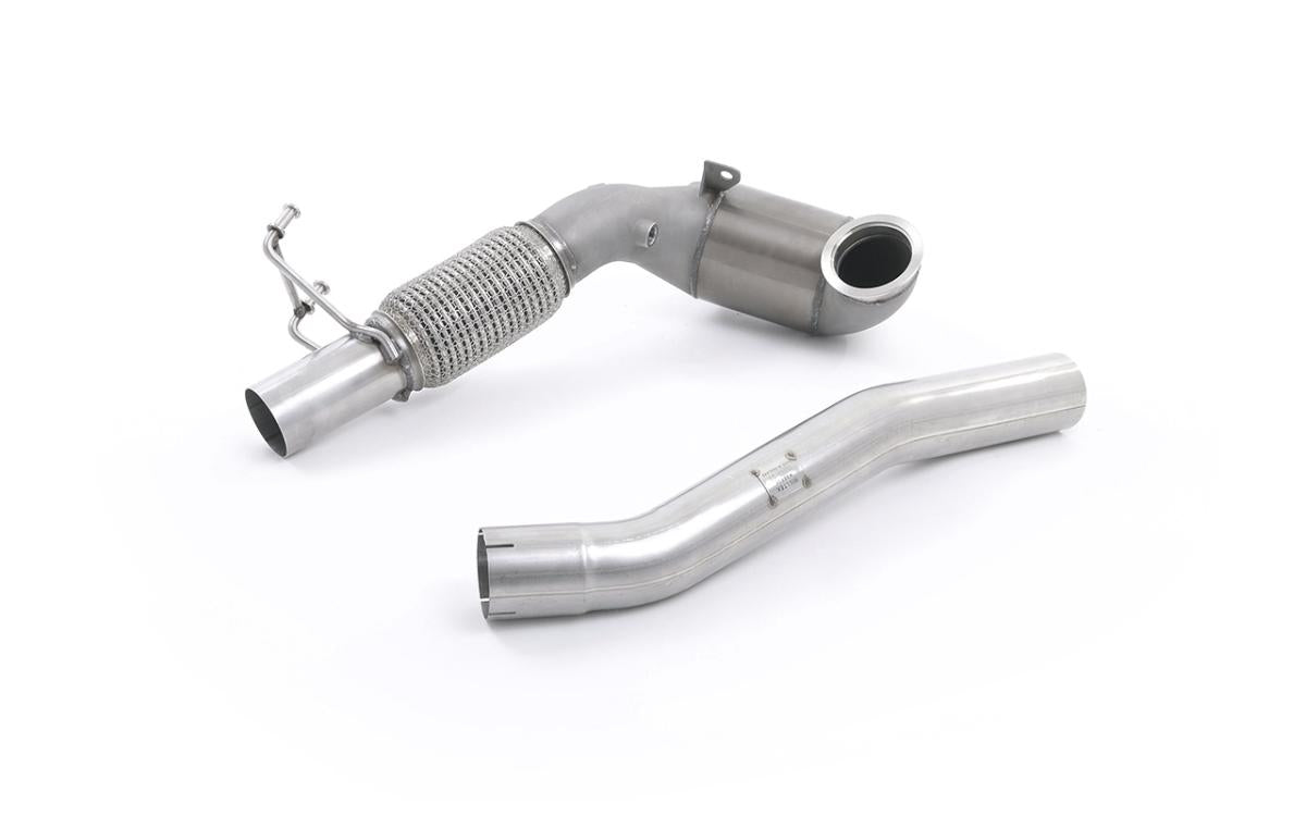 Seat Leon ST Cupra & Skoda vRS 2.0 TSI - Stainless Steel Cast Downpipe with Race Cat (For Milltek Cat-Back)