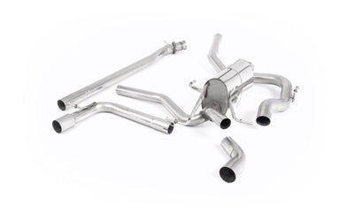 Suzuki Swift Sport 1.4 BoosterJet - Non-Resonated (Louder) Cat-Back Exhaust System with GT-115 Cerakote Black Trims