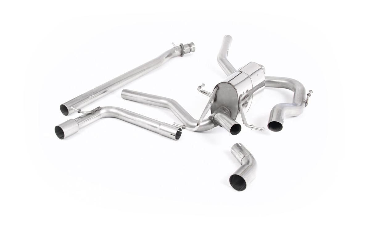 Suzuki Swift Sport 1.4 BoosterJet - Non-Resonated (Louder) Cat-Back Exhaust System with GT-115 Titanium Trims