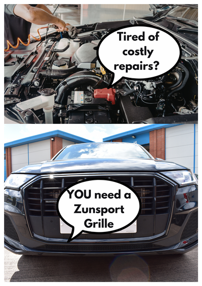 Zunsport compatible with Audi Q7 S-Line / SQ7 MK2 Facelift - Lower Grille