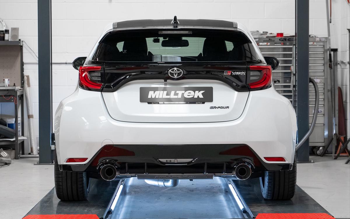 Toyota GR Yaris (Gen 1) - 3" Non-Resonated OPF Back Exhaust System with GT-115 Polished Trims