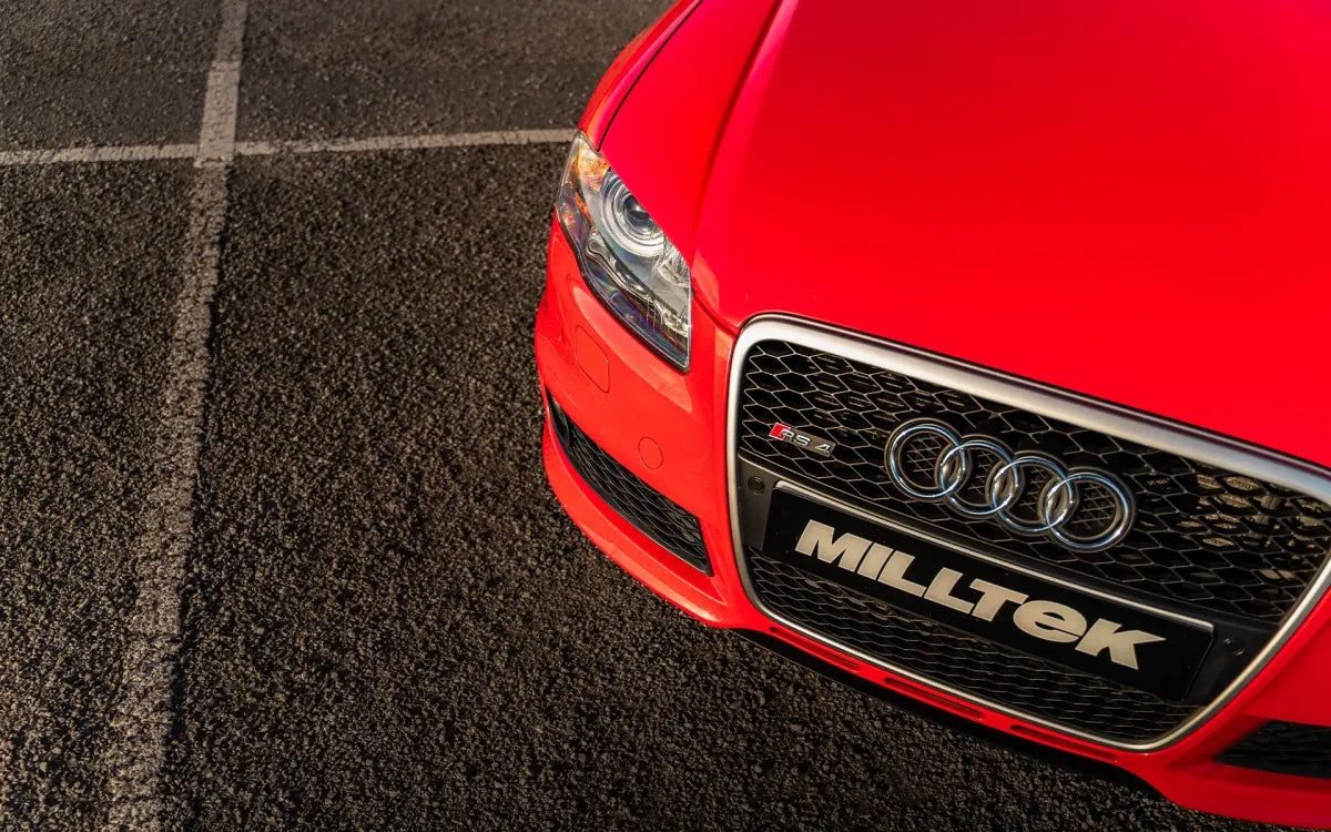 Audi RS4 B7 - V2 Valved Cat-Back with Active H Pipe and Polished Ovals