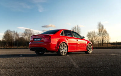 Audi RS4 B7 - V2 Valved Cat-Back with Active H Pipe and Polished Ovals