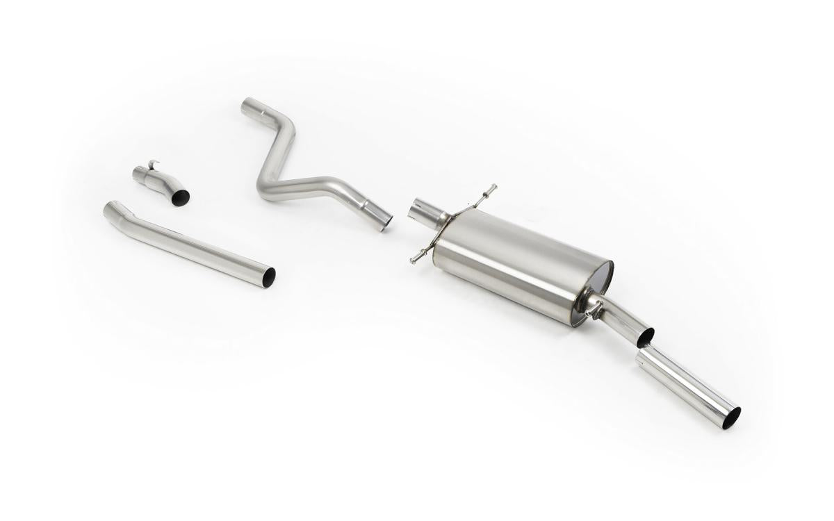VW Golf GTI Mk1 Cab - Non-Resonated (Louder) Downpipe-Back System with OE+ Style Polished Tip