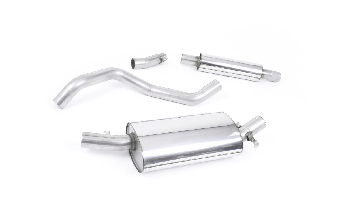 VW Golf GTI Mk1 - Resonated (Quieter) Downpipe-Back Exhaust System with Polished Tip