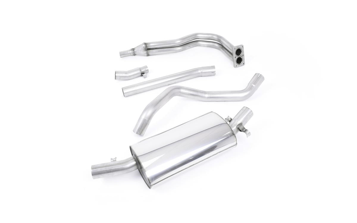 VW Golf GTI Mk1 - Resonated (Quieter) Manifold-Back Exhaust System with Polished Tip (For OE Manifold)
