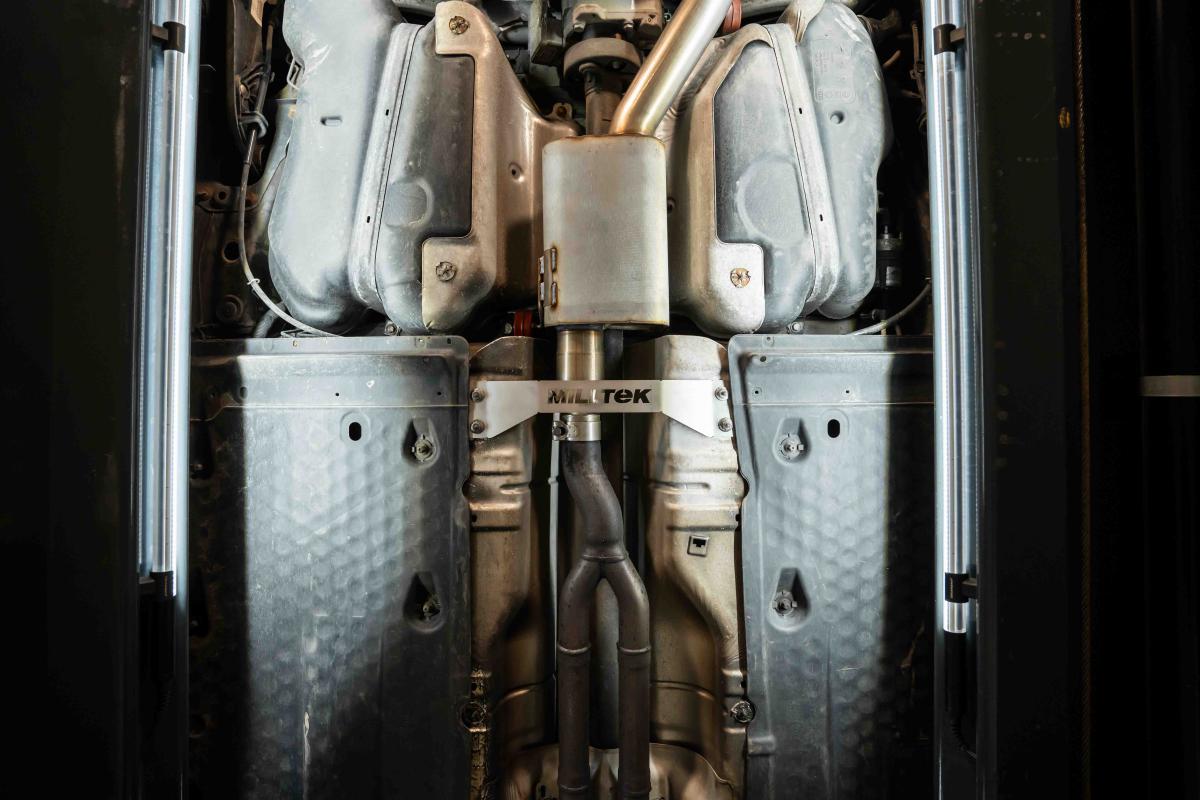 VW Golf MK5 R32 3.2 V6 - V2 3" Valved System with Burnt/Blue Titanium Tips - Fits OE downpipe only