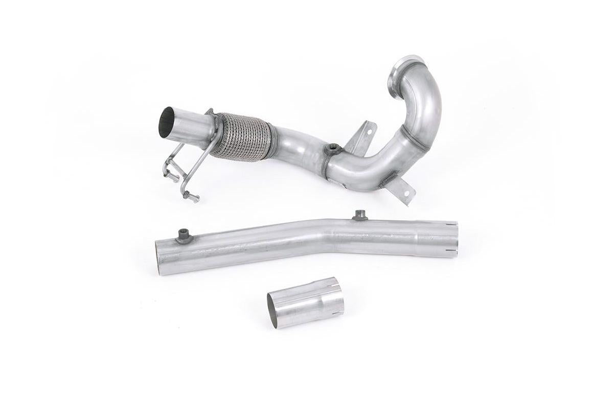 VW Polo GTI 2.0 TSI (AW - 5 Door/Pre Facelift/GPF Models) - Non-Resonated (Louder) Downpipe & De-Cat - For Milltek Cat-Back