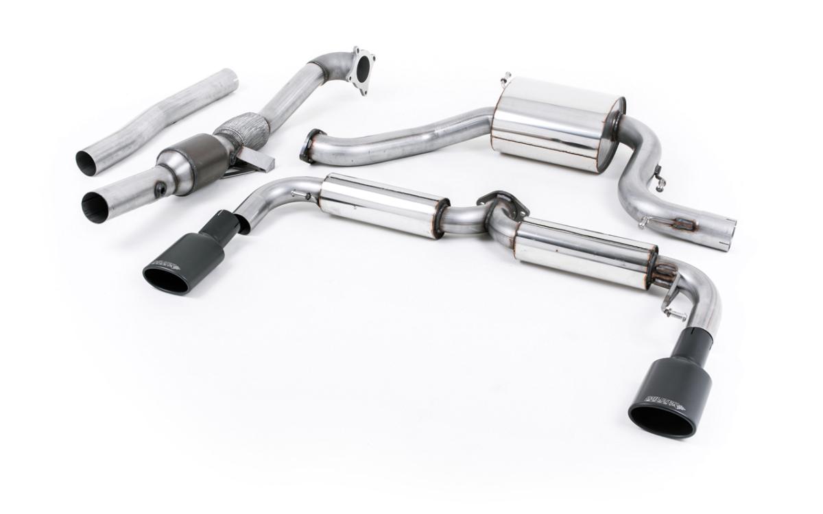 VW Scirocco R - Resonated (Quieter) Turbo-Back Exhaust System with Hi-Flow Sports Catalyst