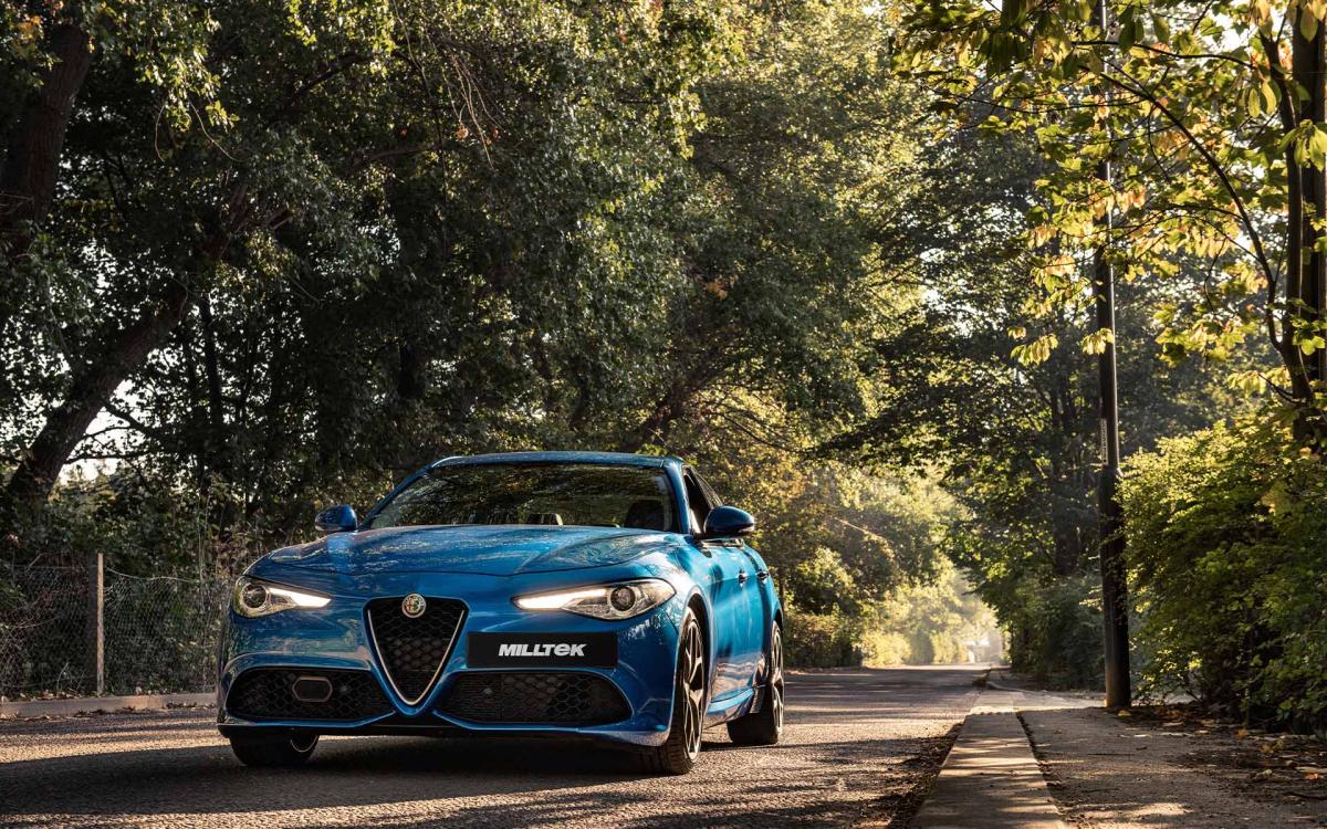 Alfa Romeo Giulia 2.0T Veloce - Valved & Non-Resonated Cat-Back Exhaust System - Uses OE Trims