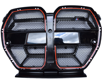 Zunsport BMW G8X M3 & M4 CS / M4 CSL - Front Grille Mesh Set (with cut out)