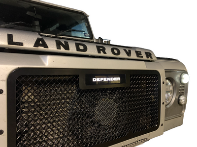 Zunsport Landrover Defender Stainless Steel Illuminated Front Grille