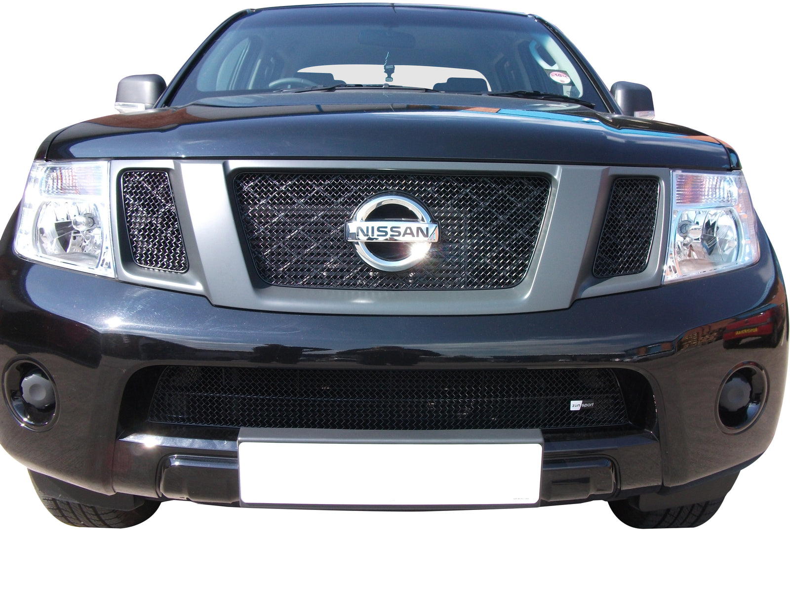 Zunsport Nissan Navara - Front Grille Set (2010 to 2013) - Black Finish