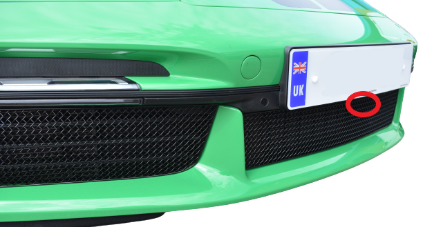 Zunsport Porsche 992 Turbo S - Front Grille Set with Front Driving Camera