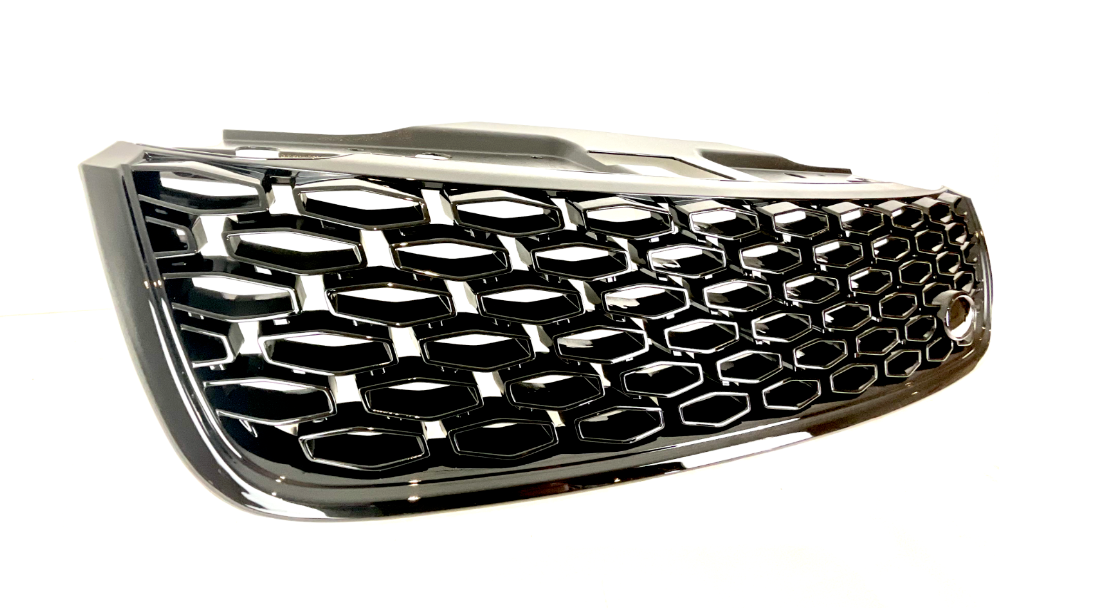 Zunsport compatible with Land Rover Discovery 5 NEW Style Upgrade Black Gloss Front Grille