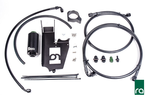 Radium Fuel Hanger Plumbing Kit, EVO 8-9, Stainless Filter