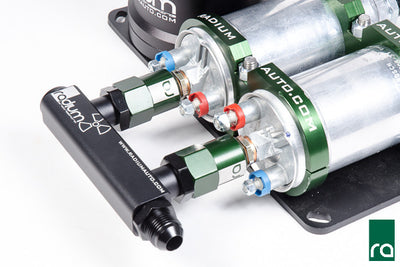 Radium 4-Port Manifold, Bosch 044 Pumps, Reuses Check Valves