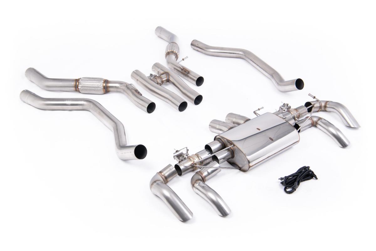 Range Rover Vogue L460 P530 (SWB) V8 NC11 Engine - Valved Cat / OPF Back System with Downturns to OE Rear Bumper