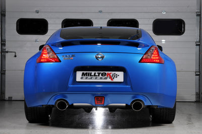 Milltek Exhaust Nissan 370Z Coupé Cat-back with Dual GT115 tailpipe (SSXNI017)