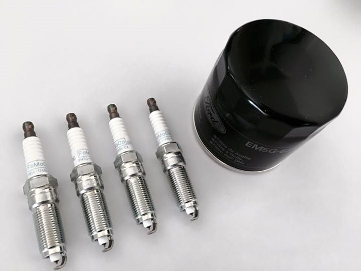 Fiesta OE spark plugs and oil filter