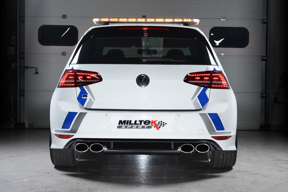 Milltek Exhaust Volkswagen Golf MK7 R 2.0 TSI 300PS Cat-back (SSXVW258)