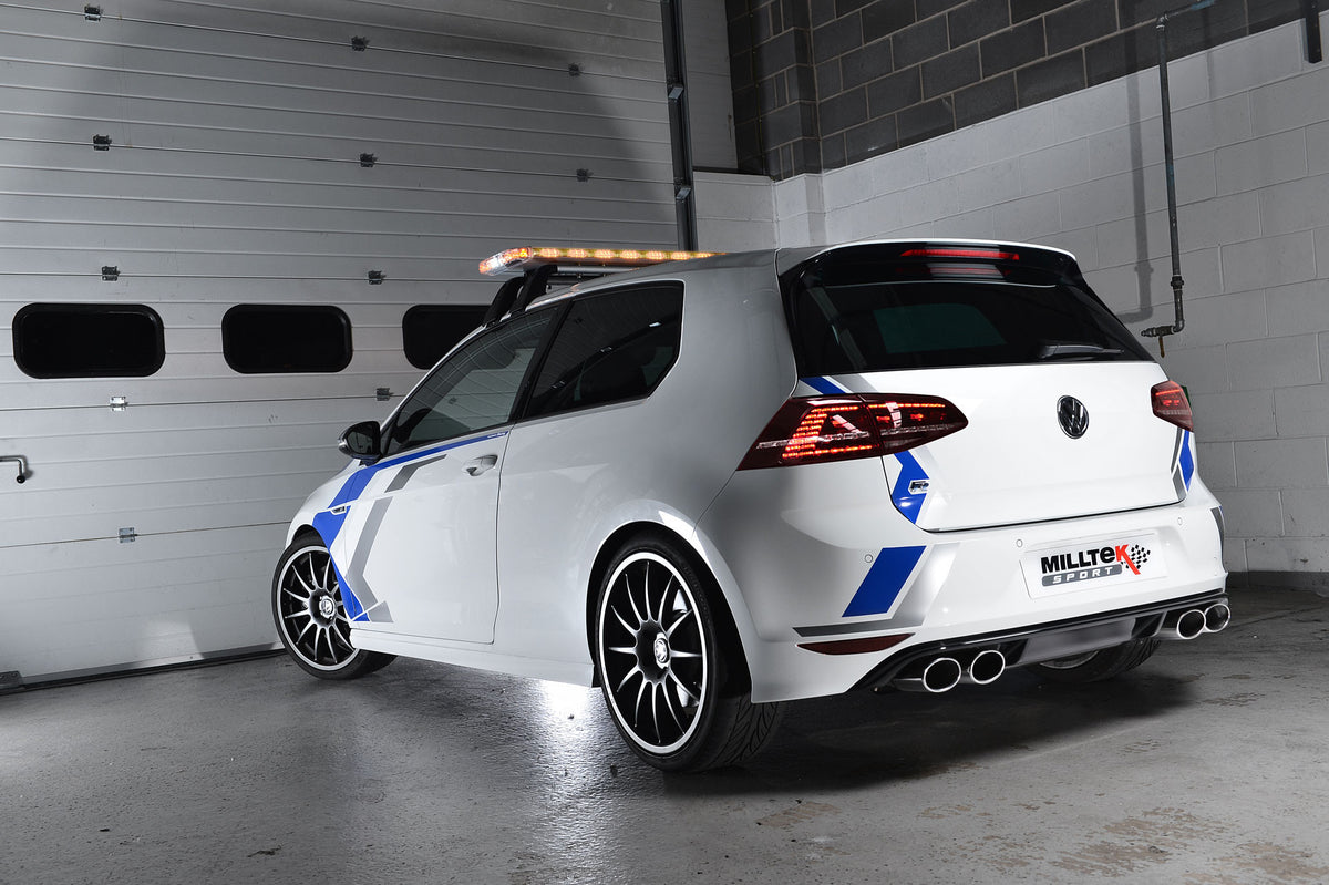 Milltek Exhaust Volkswagen Golf MK7 R 2.0 TSI 300PS Cat-back (SSXVW258)