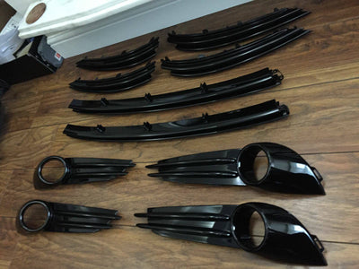 MK3 Focus ST piano black exterior plastics