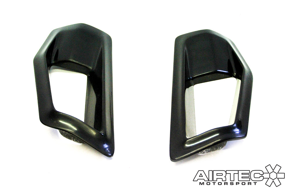 3R Design WRC Style Bonnet Vent - Black ABS, Fits Ford Focus MK2 Pre-Facelift