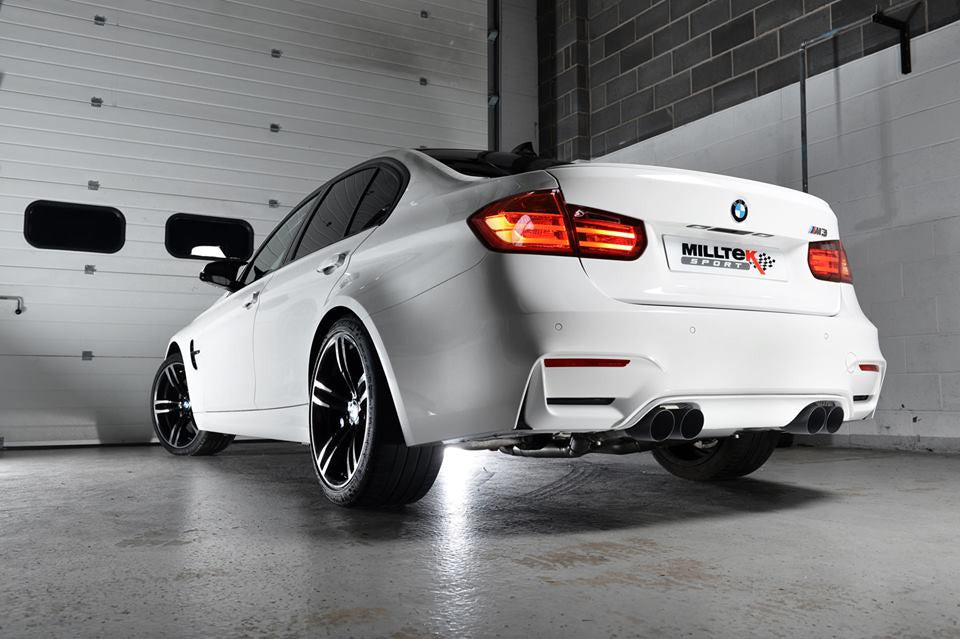 BMW M3 F80/M4 F82 Milltek Sport - Catback Exhaust System - Cerakote Black Tips