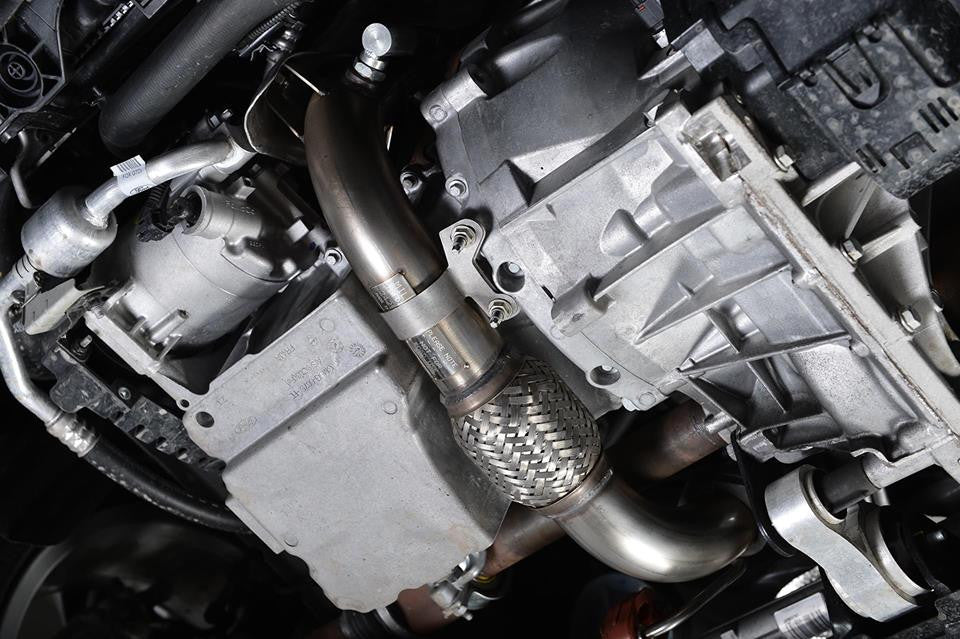 Fiesta 1.0 Ecoboost Milltek large bore downpipe and decat