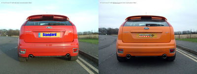 Focus ST Mk2 Milltek Sport Cat Back System available in Non Resonated & Resonated (Quieter)